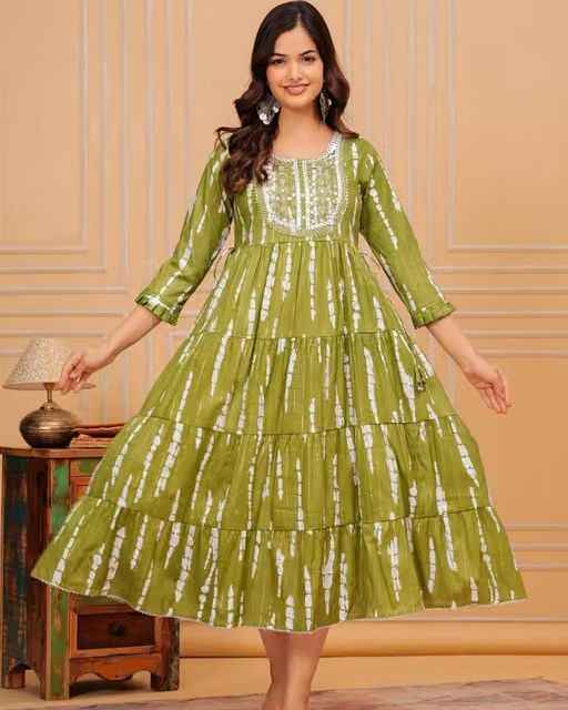 Women Embroidered Anarkali Kurti