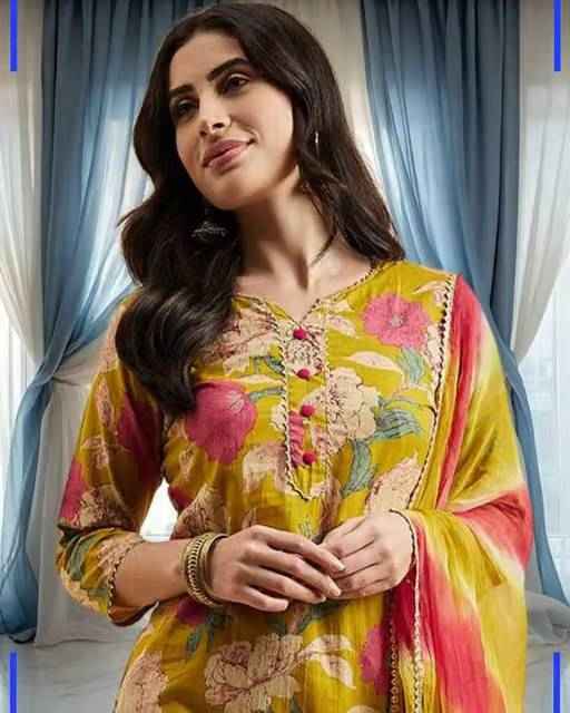 Ethnic Floral Cotton Kurta Set - Ethniks