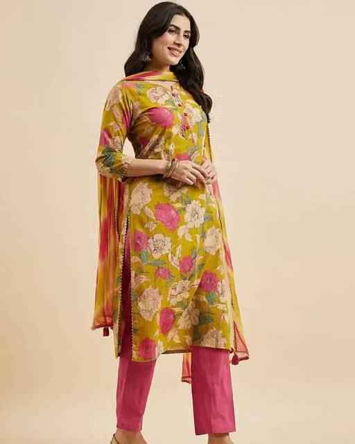 Floral Cotton Kurta - Ethniks