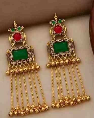 KASHMIRI GHUNGRU EARRING - Ethniks