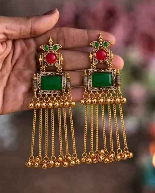 KASHMIRI GHUNGRU EARRING - Ethniks