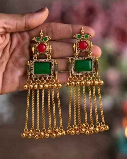 KASHMIRI GHUNGRU EARRING - Ethniks