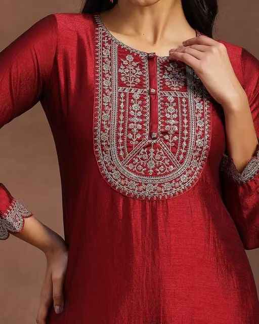Chitrarekha Embroidered Refined Kurti